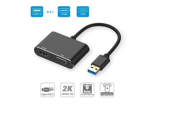 Cable USB -> HDMI , VGA BX043