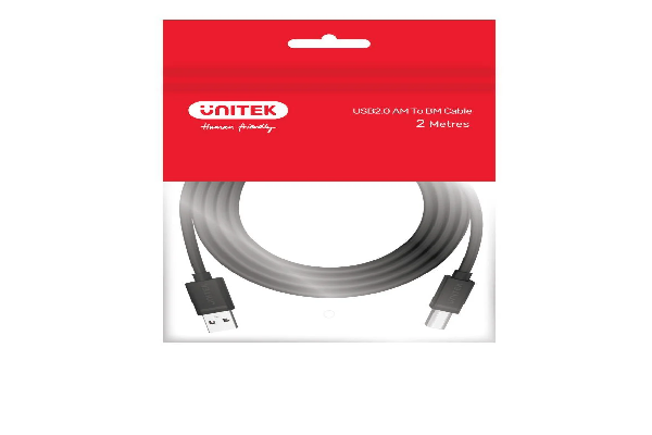 Cable in USB 2m Unitek Y-C4001GBK